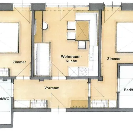 Gaestehaus Mirzl Oda ve Kahvaltı Schladming